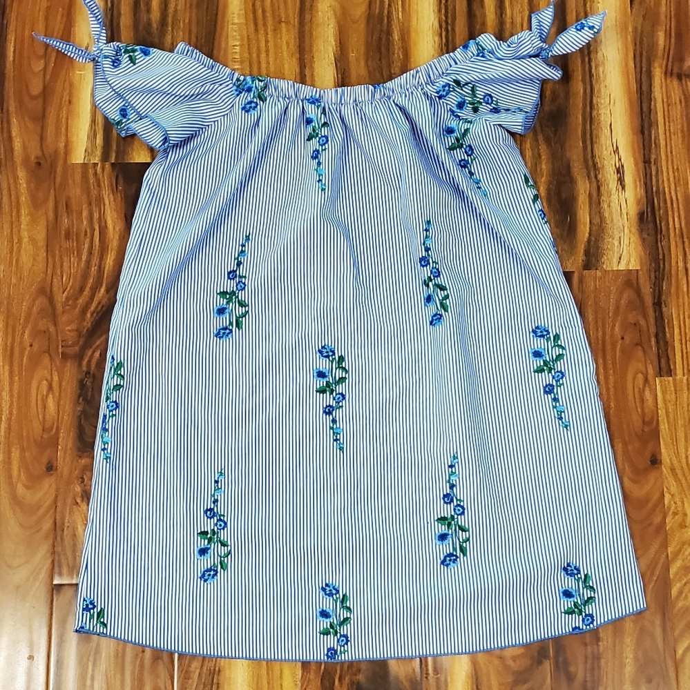 Miley + Molly Embroidered Off The Shoulder Dress
